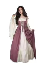 Gothic Victorian Dress  Medieval Halloween Costume for Women