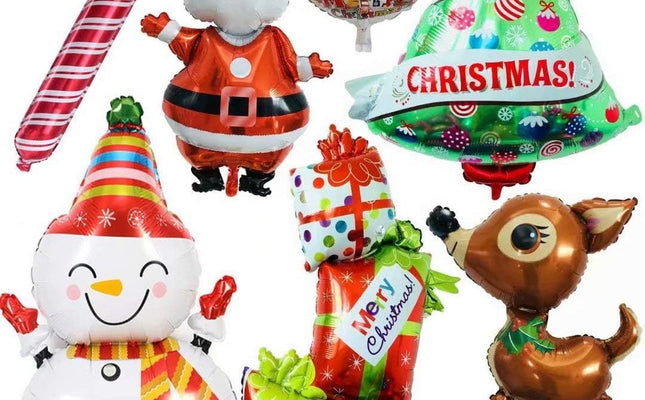 Christmas Snowman Balloons | Festive Holiday Party Decorations
