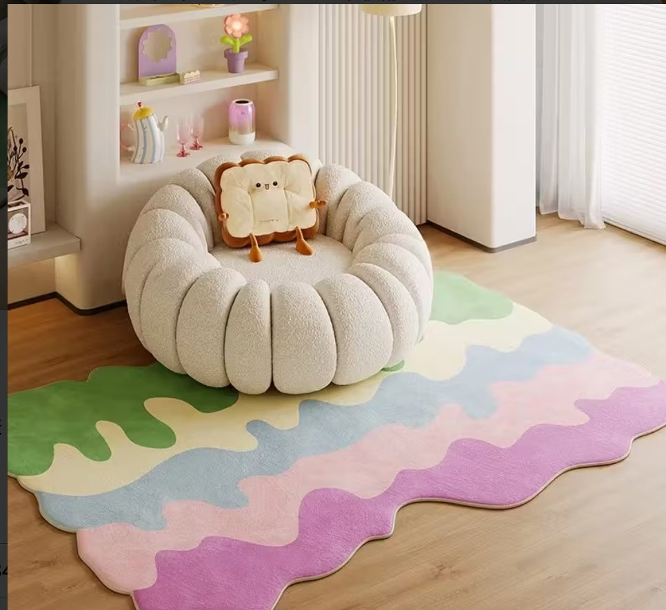 Area Rug Color Rug For Bedroom - Non Slip Bath Rug Absorbent Floor Mat For Bathroom - Cute Washable Small Shower Mat - Aesthetic Modern Home Decoration Birthday Gifts, Thanksgiving Day Decor, Christma