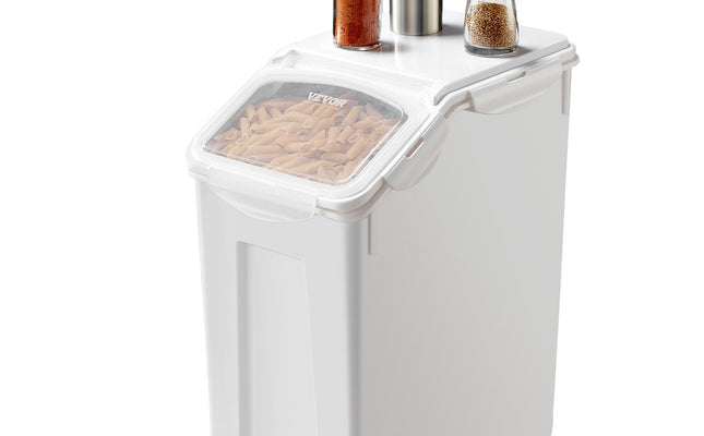4.5Gal/20L Large Ingredient Storage Container Airtight Kitchen Flour Bin