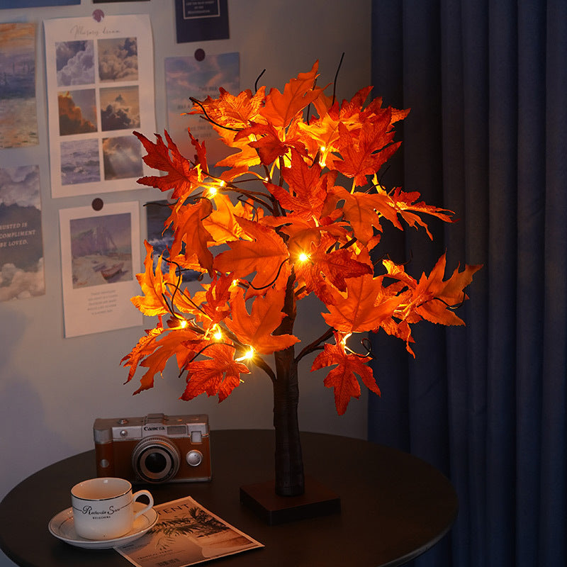 LED Thanksgiving Lights | Maple Leaf Home Decorative String Lights