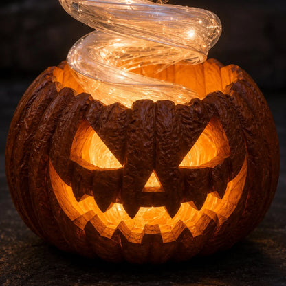 51-Inch Lighted Swirling Ghost Pumpkin Halloween Decoration