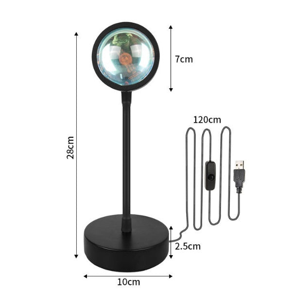 Smart APP Remote Control RGB Color Sunset Light