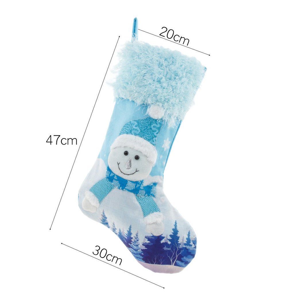 Christmas Stockings with Lights | Large Glowing Gift & Candy Bag Decoration