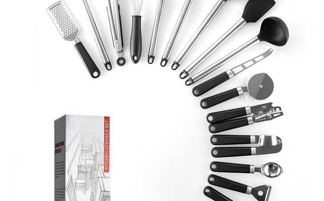 Kitchen Gadgets Cooking Silicone Spatula Spoon Set