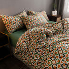 Pure Cotton Fitted Sheet and Quilt Cover Set
