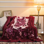 Cozy Dorm Room Throw Blanket and Sheet