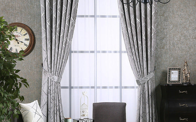 Modern Simple Light Luxury Window Drapes