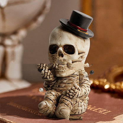 Halloween Skull Decoration | Resin Aromatherapy Craft for Home Decor