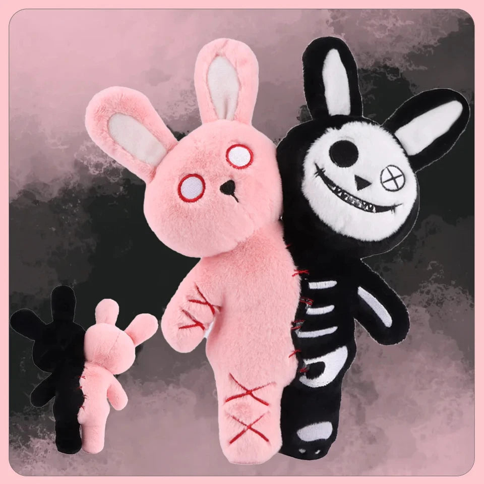 Creepy Bunny Plush- Cute Halloween Horror Plush Toy